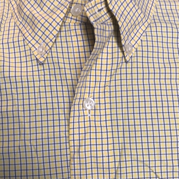 🚨B2G1 POLO RALPH LAUREN Yellow & Blue Short Sleeve Shirt - Picture 4 of 5